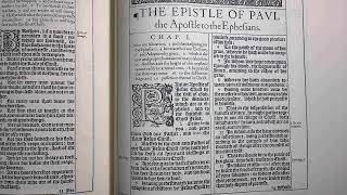 King James 1611 Bible Epistle to the Ephesians [upl. by Teirrah391]