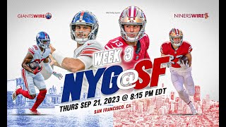 Live Giants vs 49ers Overreaction Show [upl. by Norvil477]