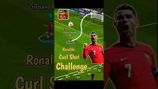 Efootball 2025  CRonaldo vs LMessi Curl ShotChallenge😯 efootball efootball2025 pes shorts [upl. by Kameko]