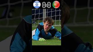 Greatest Goalkeeper of all Time  Israel 🆚 Portugal Imaginary Penalty Shootout 🇮🇱🇵🇹 ronaldo shorts [upl. by Suirauqed]