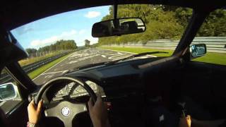 BMW e30 318is on the Nürburgring with traffic  DE 05092010 [upl. by Ailsun]