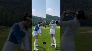 183cm 큰 키의 아름다운 스윙🧡KLPGA 서재연 프로의 스윙⛳ [upl. by Ydnelg]