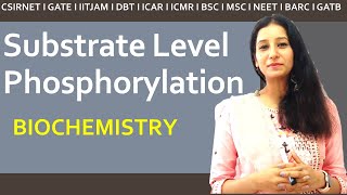 Substrate level phosphorylation easy explanation I NEET CSIRNET IITJAM GATE DBT ICAR ICMR BARC GATB [upl. by Vergil]