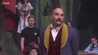 David Suchet as Poirot in Peter Pan Goes Wrong [upl. by Makell]