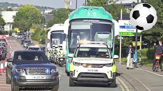 Euro 2021  Boris Johnson Prince William amp football teams arrive at Wembley [upl. by Gatias531]