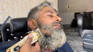 LONG  Homeless  BEARD TRIMMER  ASMR [upl. by Calendra]