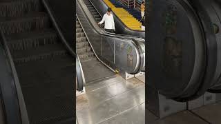 Funny escalator prank😂wait for end 😜 shorts comedy funny viral escalator [upl. by Keare]