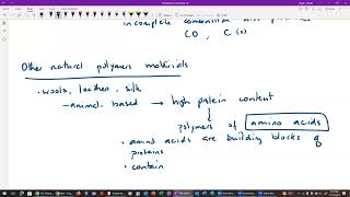 FIRE 2803  cellulosic and other natural polymers [upl. by Neehahs9]