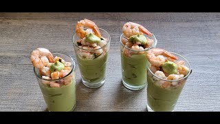 Verrines avocats crevettes [upl. by Oisinoid185]