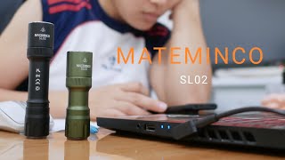 รีวิวไฟฉาย Mateminco SL02 1865018350 พร้อม usbport ที่ท่อ [upl. by Oderfliw]