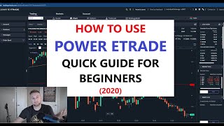 Power Etrade For Beginners  How to use it to Trade Stocks  Beginners Guide 2020 [upl. by Oned]