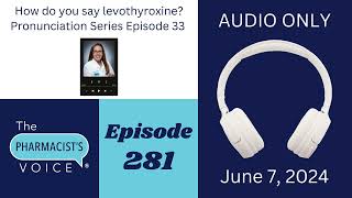 How do you say levothyroxine Synthroid Pronunciation Series Episode 33 [upl. by Ynej]