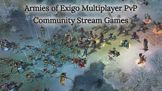 Multiplayer  2v2 amp 2v2 commentated  Armies of Exigo [upl. by Wentworth906]