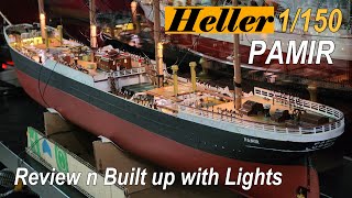 Heller 80887 1150 Pamir 評價與建造 Review and Built up with Lights [upl. by Dymoke]