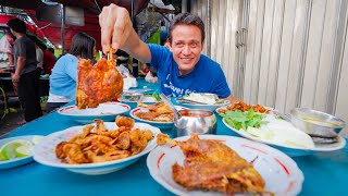 Back in Indonesia 🇮🇩 INDONESIAN STREET FOOD  World’s Best Fried Duck in Surabaya [upl. by Abell83]