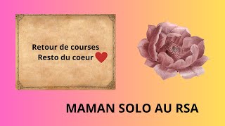 Retour de courses des resto du cœur ❤️ [upl. by Esoryram70]