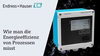 Wie man die Energieeffizienz von Prozessen misst  EndressHauser [upl. by Loughlin]