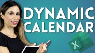 Create Easy Yearly Calendar in Excel and Sheets with a SINGLE Formula [upl. by Silvanus]