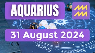 Aquarius horoscope  Aquarius Horoscope for Today 31 August 2024 [upl. by Ivel]