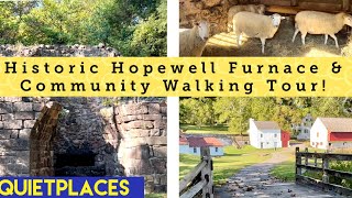 Hopewell Furnace amp Community Historic Walking Tour Elverson Pennsylvania [upl. by Elagibba266]