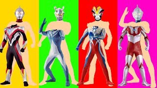 Wrong Clothes ULTRAMAN KING Finger Family Nursery Rhymes Song For Kids Toddlers [upl. by Mainis]