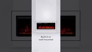 Majestic Pro Electric Fireplace  Discover Its Features [upl. by Eeladnerb]