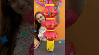 Diy paper diwali hanging decor diy diwali hanging decor craft shorts youtubeshorts [upl. by Seed58]