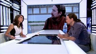 El Objetivo  Pablo Iglesias habla sobre los altos sueldos de los eurodiputados [upl. by Issak]