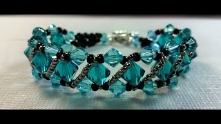 Tutorial Swarovski Passion Bracelet  Video 131 [upl. by Osmen]