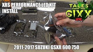 20112017 Suzuki GSXR 600 750 LED Kit Install [upl. by Dlaniger927]