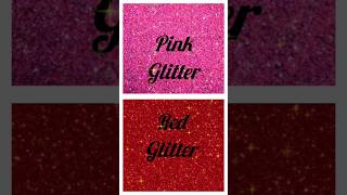 Pink glitter vs red glitter fashion youtubeshorts trendingshorts viralshorts [upl. by Eislrahc]