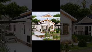 Exterior DesignElevations  3 Bedroom Elegant Modern House Design  78 SQM  839SQFT shorts house [upl. by Annola]