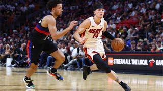 20231025 Pistons vs Heat Tyler Herro Highlights 16 Points 3 Steals [upl. by Dulcea]