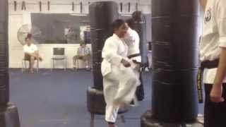 White Belt Testing  Troy Black Belt Academy [upl. by Nirret]