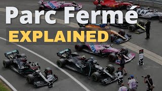 What is Parc Fermé in Formula One  Explained [upl. by Casilde]