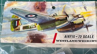 I build the very vintage Airfix Whirlwind from their 1958 tooling [upl. by Jt784]