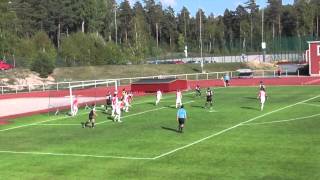 Vallentuna BK  BeleBarkarby 20 HighLights 130914 VBK fotboll Division 3 Östra Svealand [upl. by Nomelif473]