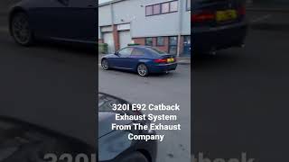 BMW 320I E92 Straight PipedCatback Exhaust System [upl. by Claudia517]