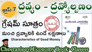 INDIAN ECONOMYMoneyCHEERANJEEVIECONOMYCLASSES [upl. by Lisa]