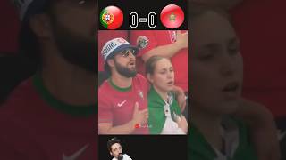 Morocco Womens vs Portugal Mens World football fifa worldcup cr7 football footballworldcup [upl. by Cumine949]