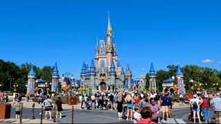 Magic Kingdom 2023 Fall Afternoon Walkthrough in 4K  Walt Disney World Orlando Florida October 2023 [upl. by Maynard]