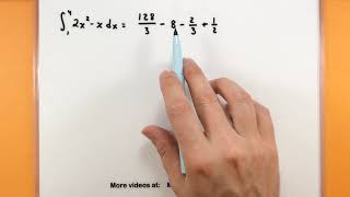 Calculus  Evaluating a definite integral [upl. by Bently]