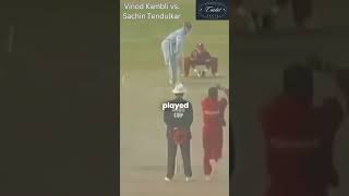 Vinod Kambli vs Sachin Tendulkar  cricket shortvideo indiancricketer cricketlover [upl. by Haeli]