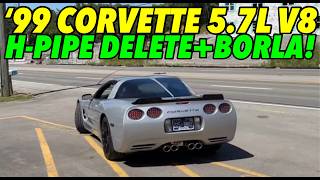 1999 Chevy Corvette 57L V8 w HPIPE DELETE amp BORLA ATAK [upl. by Ez]