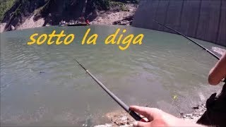 Pesca alla trota al lago Luzzone [upl. by Annaehr565]