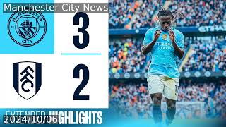 City 32 Fulham Extended match highlights [upl. by Aidnyl]