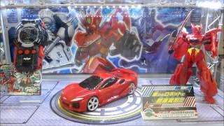 超速変形ジャイロゼッター From the car Robot Transformation toy Japan [upl. by Davina]