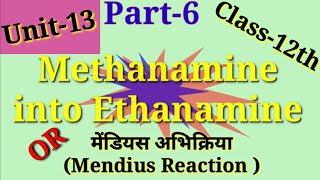 Methanamine into Ethanaminemethylamine into Ethylamine or Mendius Reaction [upl. by Dloniger]