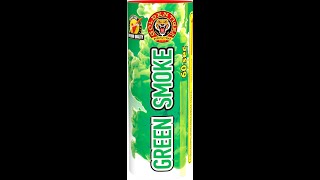 GT124 Green Smoke Grenade 60seconds by Golden Tiger Fireworks [upl. by Alecia486]