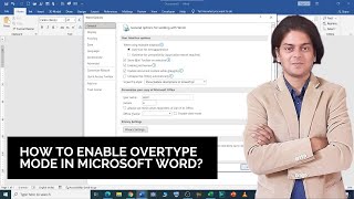 How to enable overtype mode in Microsoft Word [upl. by Akired]